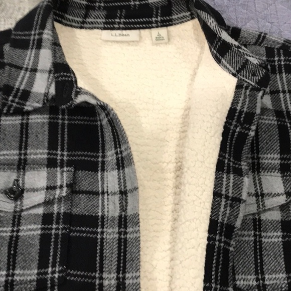 LL Bean Fleece Jacket Large - Picture 6 of 6